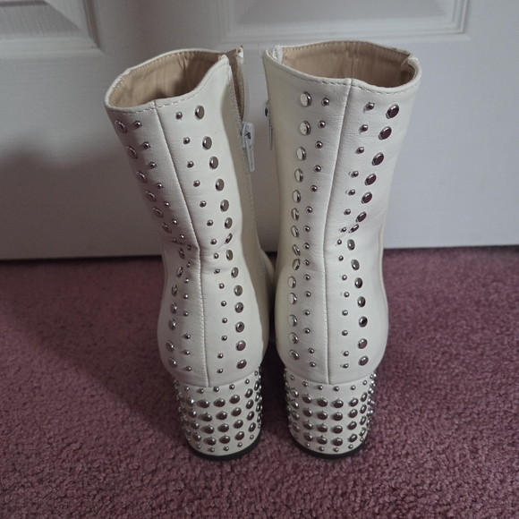 Fashion Nova Studded Heeled Booties - Picture 2 of 10